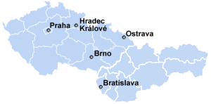 Výdejní místa: Praha, Brno, Ostrava, Hradec Králové, Bratislava